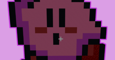 Como Fazer o Kirby No Minecraft Em Pixel Art