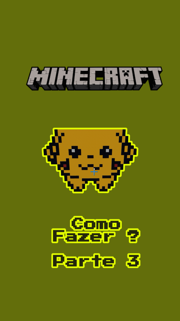 Como Fazer O Pikachu No Minecraft em Pixel Art - Parte 3